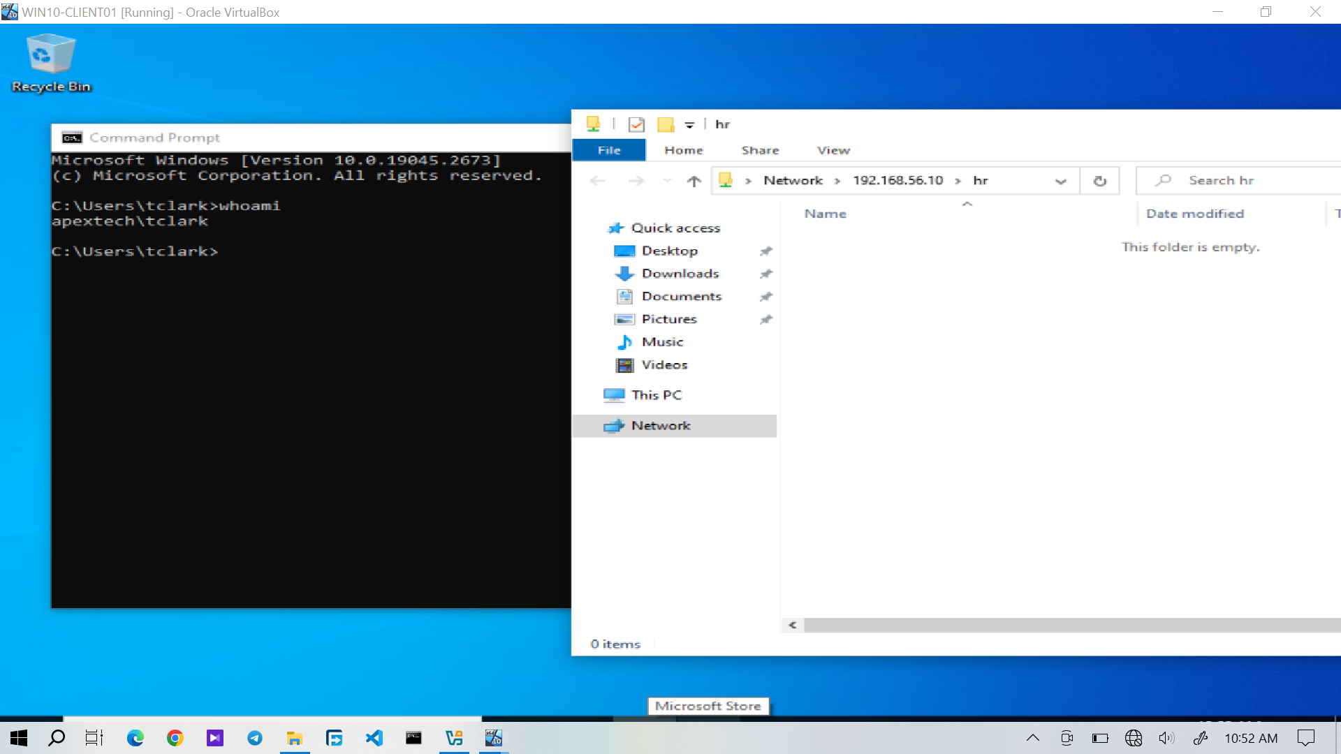 Thomas active Active Directory account