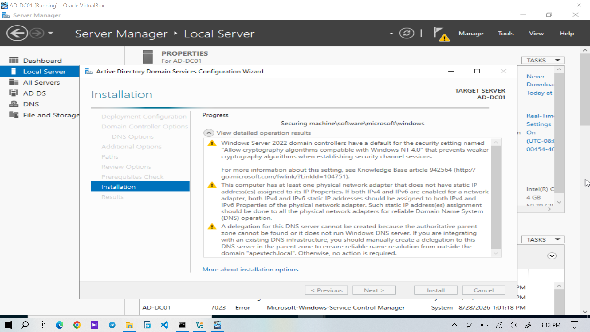 Domain controller promotion