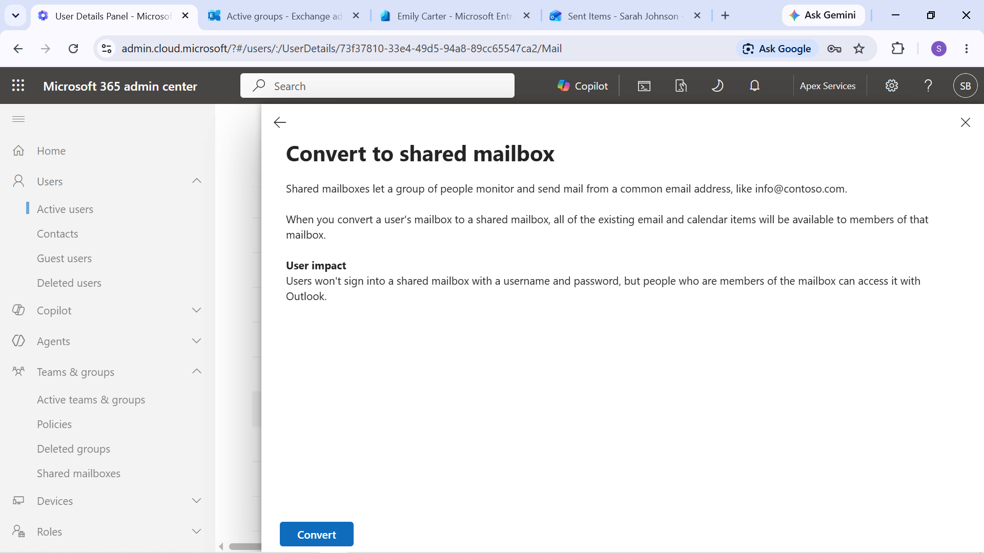Laura Wilson Mailbox Conversion Option