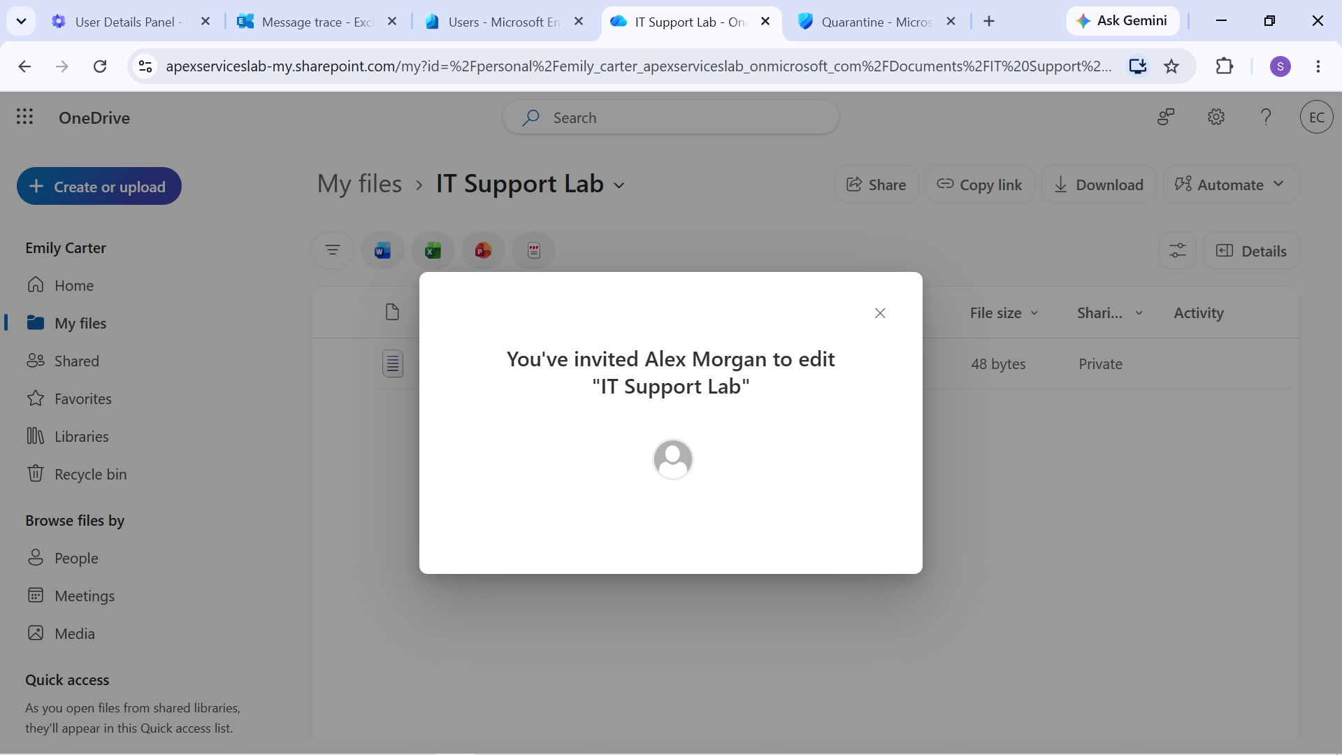 OneDrive File Sharing Test