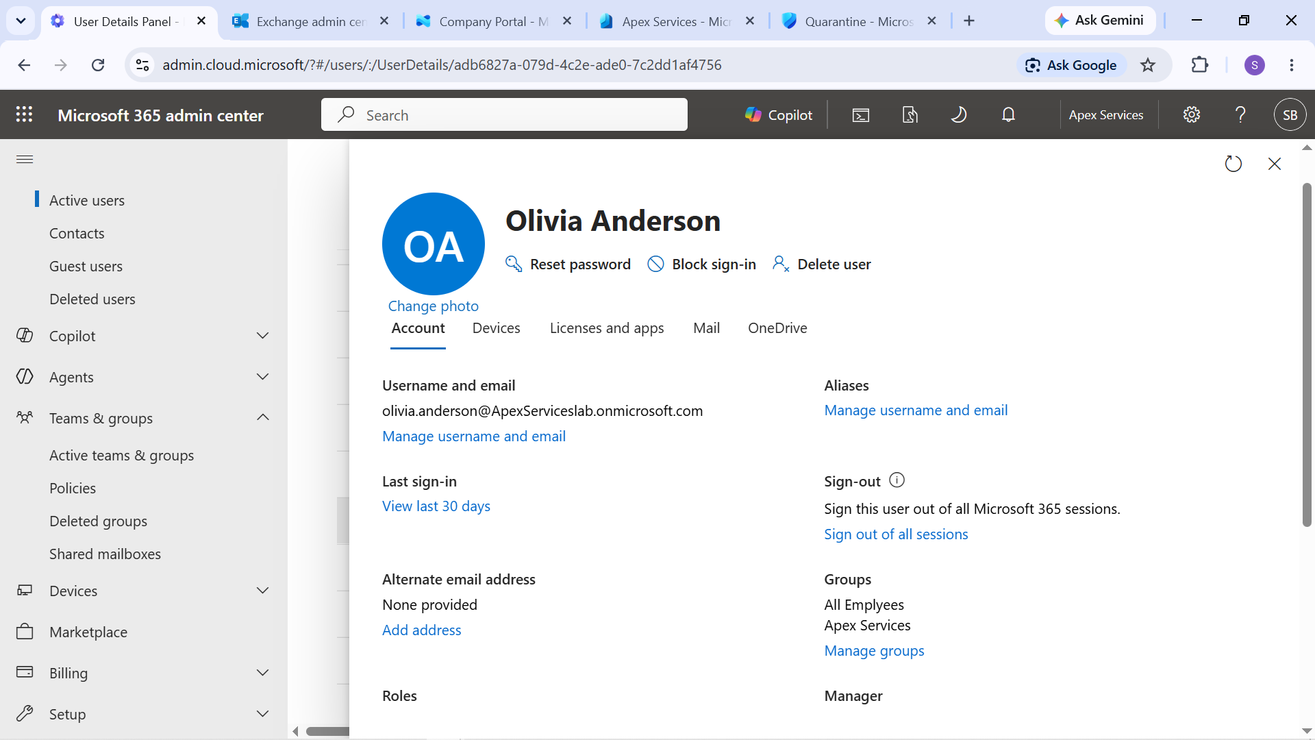 Olivia Onboarding Completed