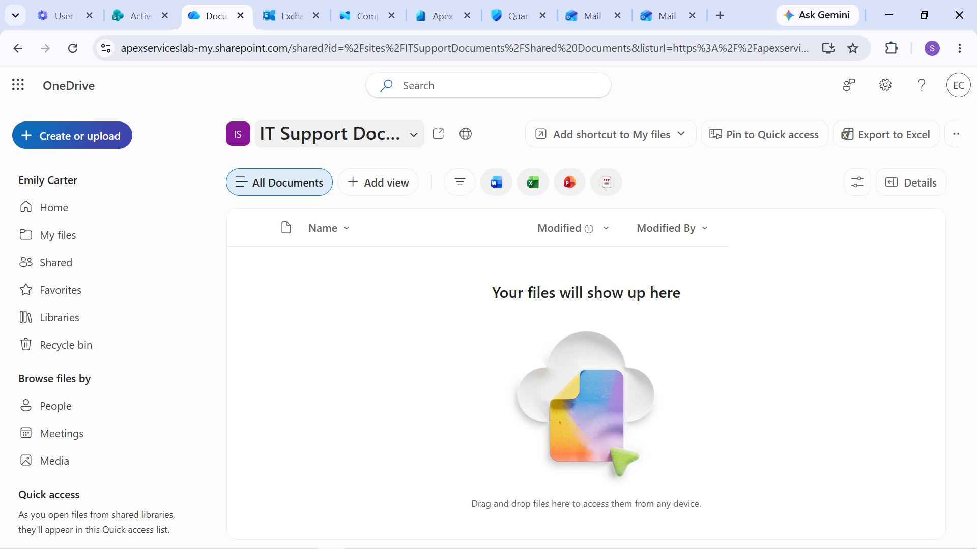 IT Support Documents Library Created