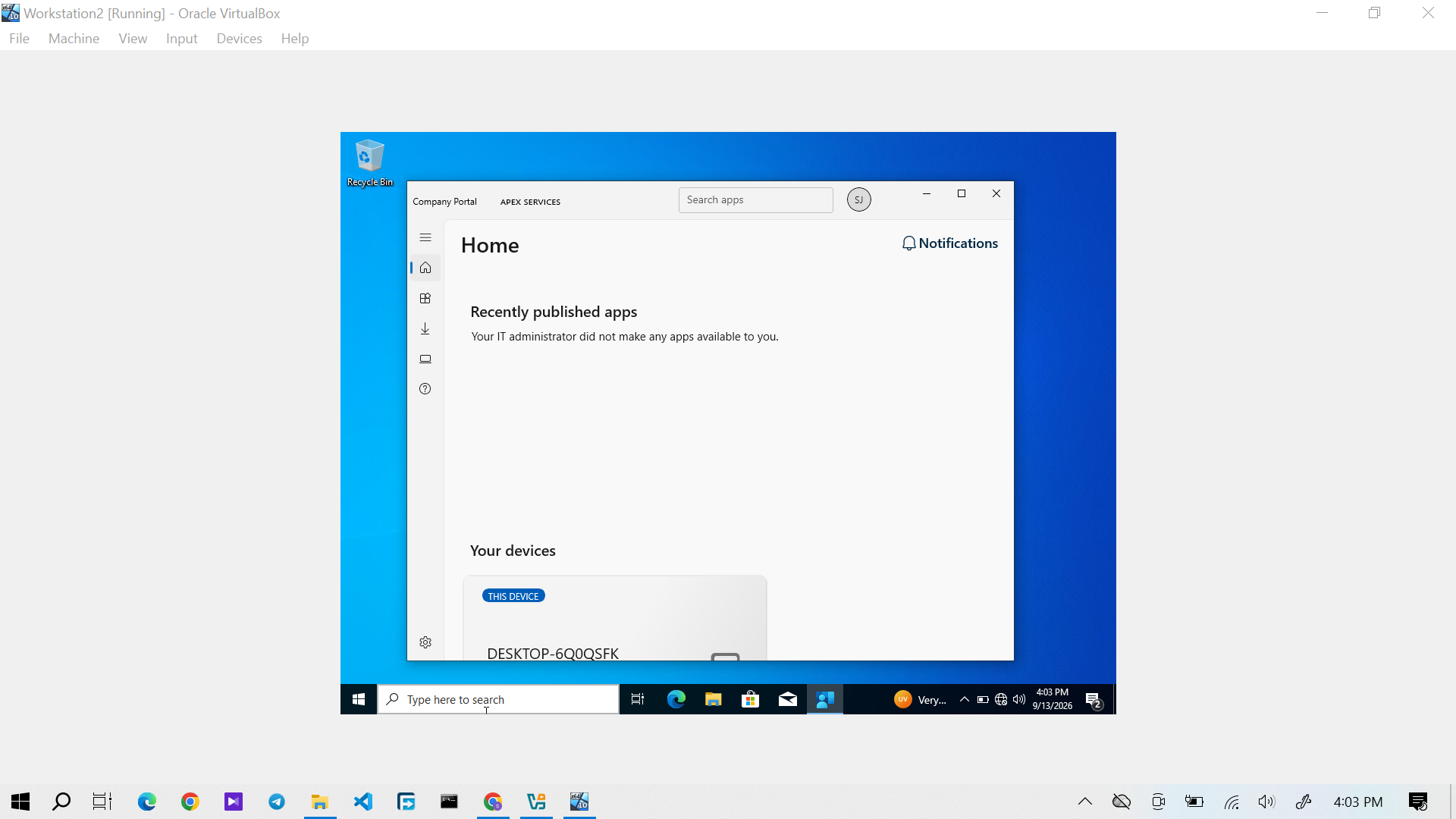 Sarah Windows 10 Compliance Restored